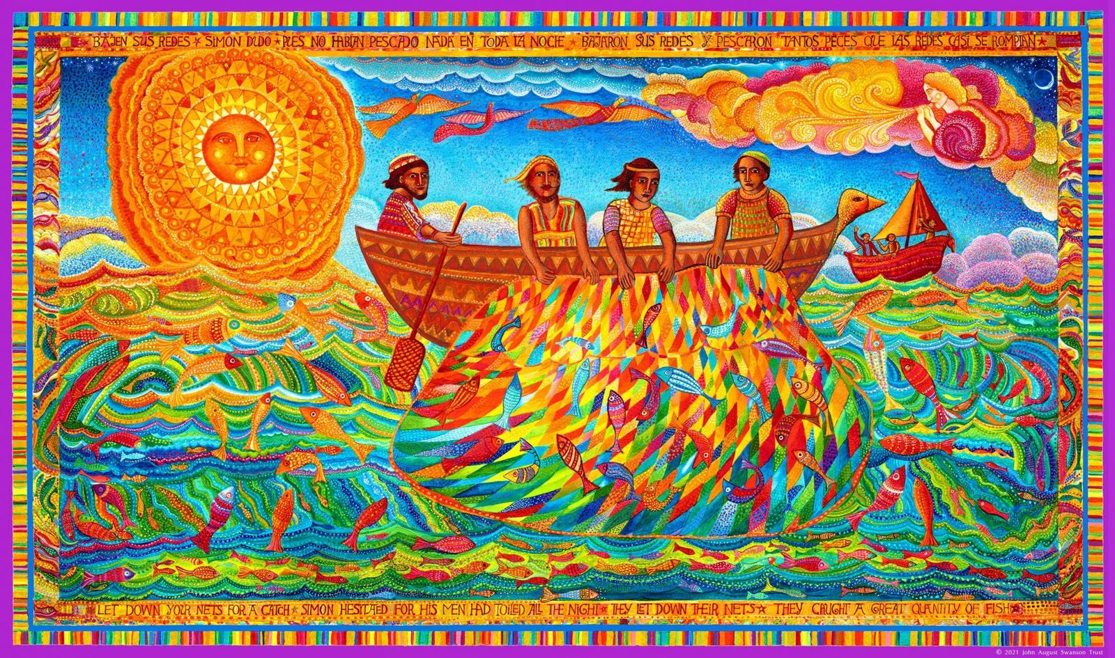 Fishermen – Let Down Your Nets – John August Swanson Studio