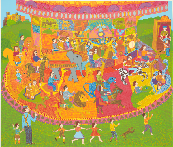 The Carousel (Serigraph, 1975)